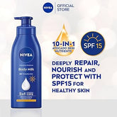 Nivea Intensive Moisture Body Milk SPF15 5 in 1 Care 525ml